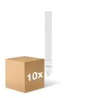 Mehrfachpackung 10x Noxion Lucent PL-S LED  6W - 827 Extra Warmweiß | 2-Pins - Ersatz Für 11W