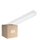 Mehrfachpackung 4x Philips LED Deckenleuchte CoreLine Weiß 10.8W/17W 1500lm/2400lm - 830-840 CCT | 60cm - Ersatz Für 2x18W